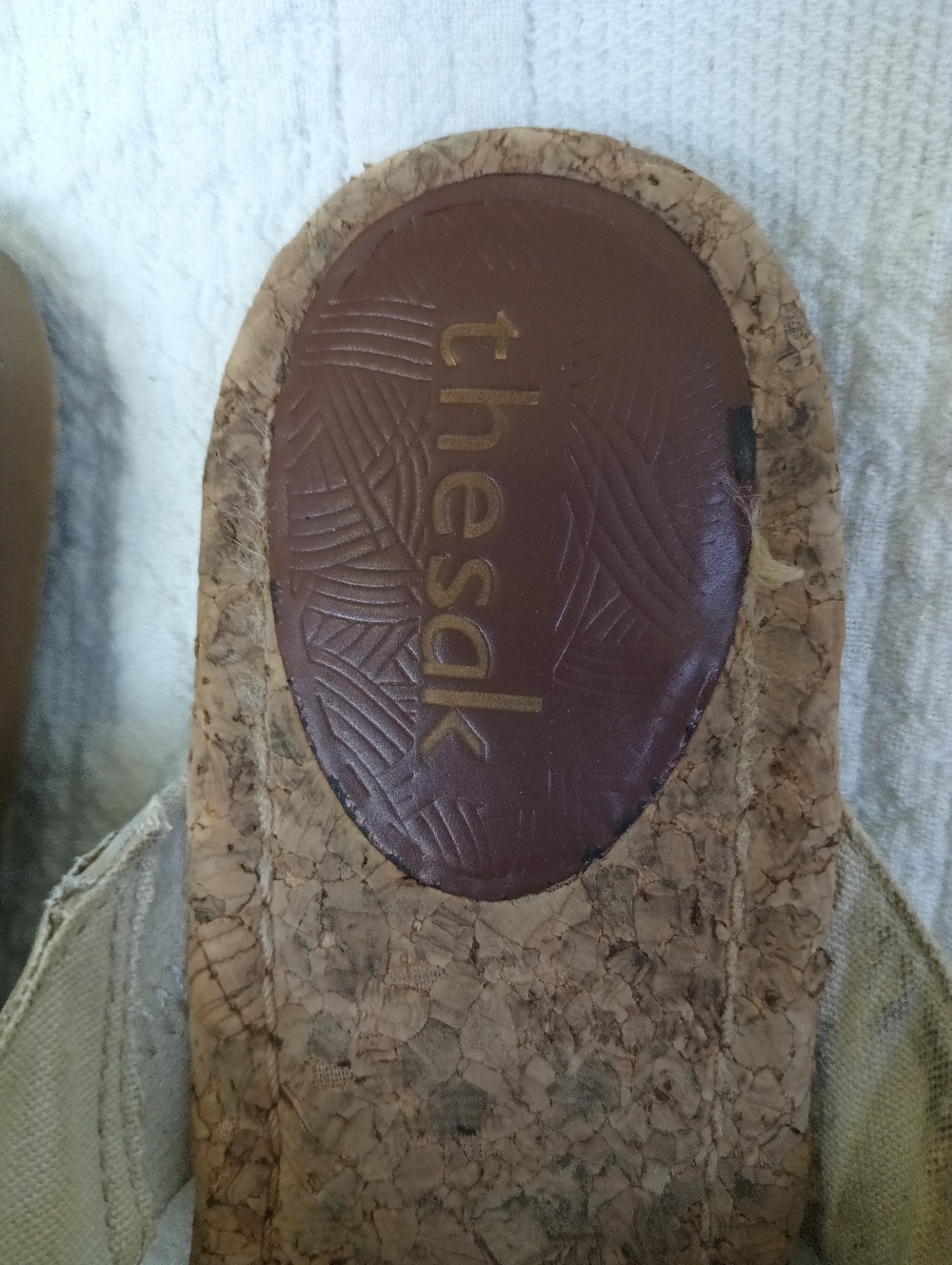 The Sak Embroidered Cork Thong Sandals Boho Hippy Beach Summer Festival Flats 9 - Picture 6 of 9